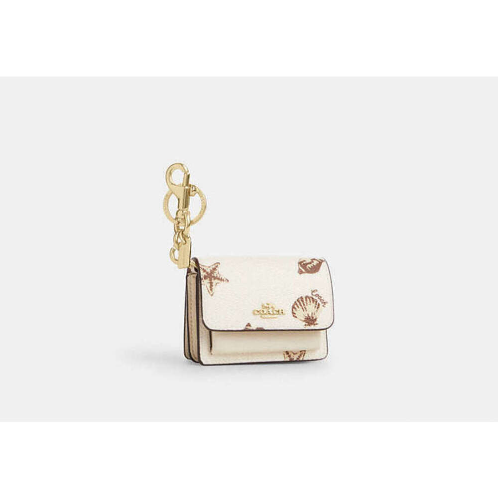 COACH - Mini Klare Bag Charm With Shell Print - 🆕